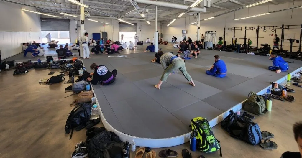Wrestling and takedown training at Legion