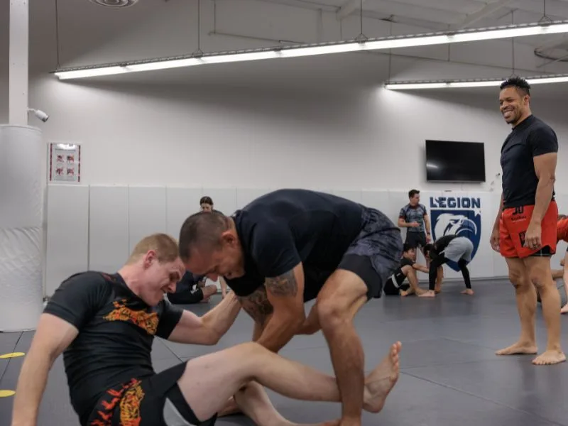 No-gi submission grappling training at Legion